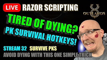 🎃👻 Avoid dying to PKs using this ONE simple script! ✨🧙  Ultima Online Outlands Razor Scripts LIVE