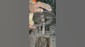 Satisfying spring production on lathe #shorts #diy