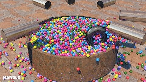 54014 Color Balls Mixing | Blender Rigid body simulation