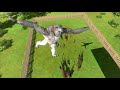 VARIOUS UNITS JUMP INTO DINOSAUR PARK - Animal Revolt Battle Simulator