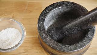 How to clean your granite pestle and mortar