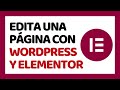 Cómo Editar una Página en WordPress con Elementor 2024 ✅ CURSO DE ELEMENTOR 2024 #7