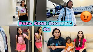 Birthday ke dusre din Papa Ghar chod ke ja rahe hai | Bindass Kavya New Dresses Shoping