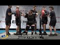 European Junior Record Squat Classic with 245.5 kg by Tereza Brezkova CZE in 84+ kg class