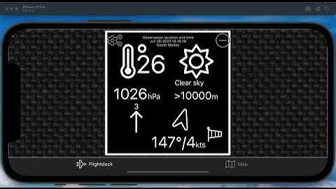 fDeck: Flight Instruments Weather Tutorial