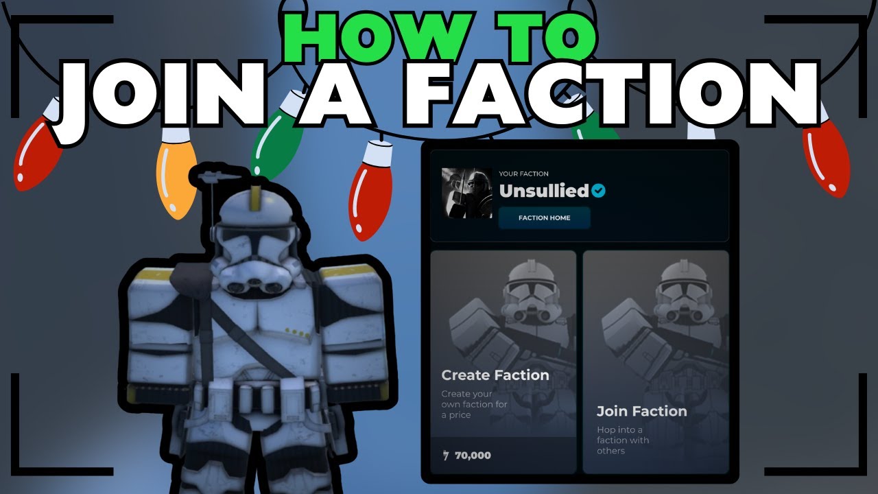 HOW TO Join a Faction | December Faction Race | Star Wars: Roleplay ...