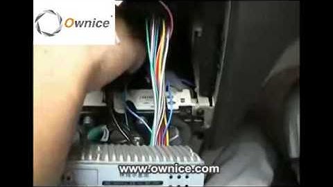How to install the Car DVD Player GPS navigation for Foucs step by step by ownice