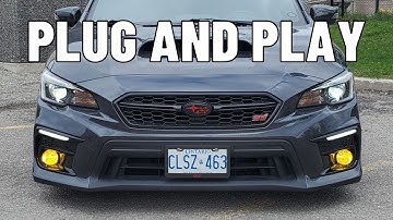 2018+ WRX STi Fully Plug and Play JDM Fog Light Bezels and Fogs!