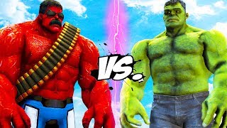 HULK (MCU) VS RED HULK (GENERAL) - EPIC BATTLE