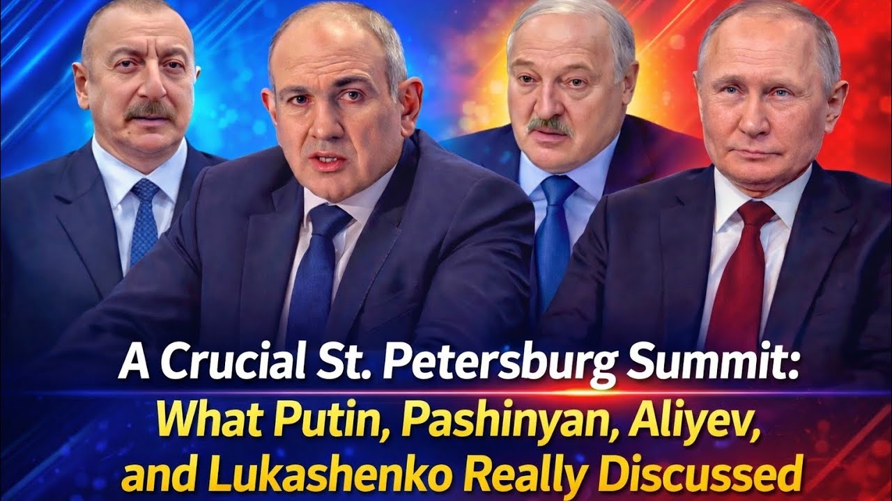 A Crucial St. Petersburg Summit: What Putin, Pashinyan, Aliyev, and Lukashenko Really Discussed