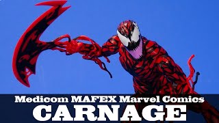 MAFEX Carnage Medicom Marvel Comics Amazing Spider-Man Action Figure Review