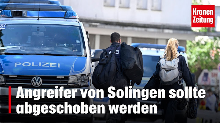 Angreifer von Solingen sollte abgeschoben werden | krone.tv NEWS
