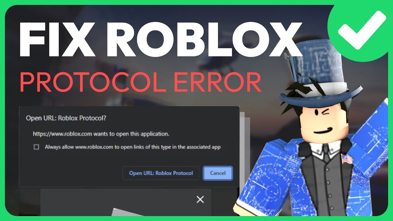 How To Fix URL Roblox Protocol Error 2023 