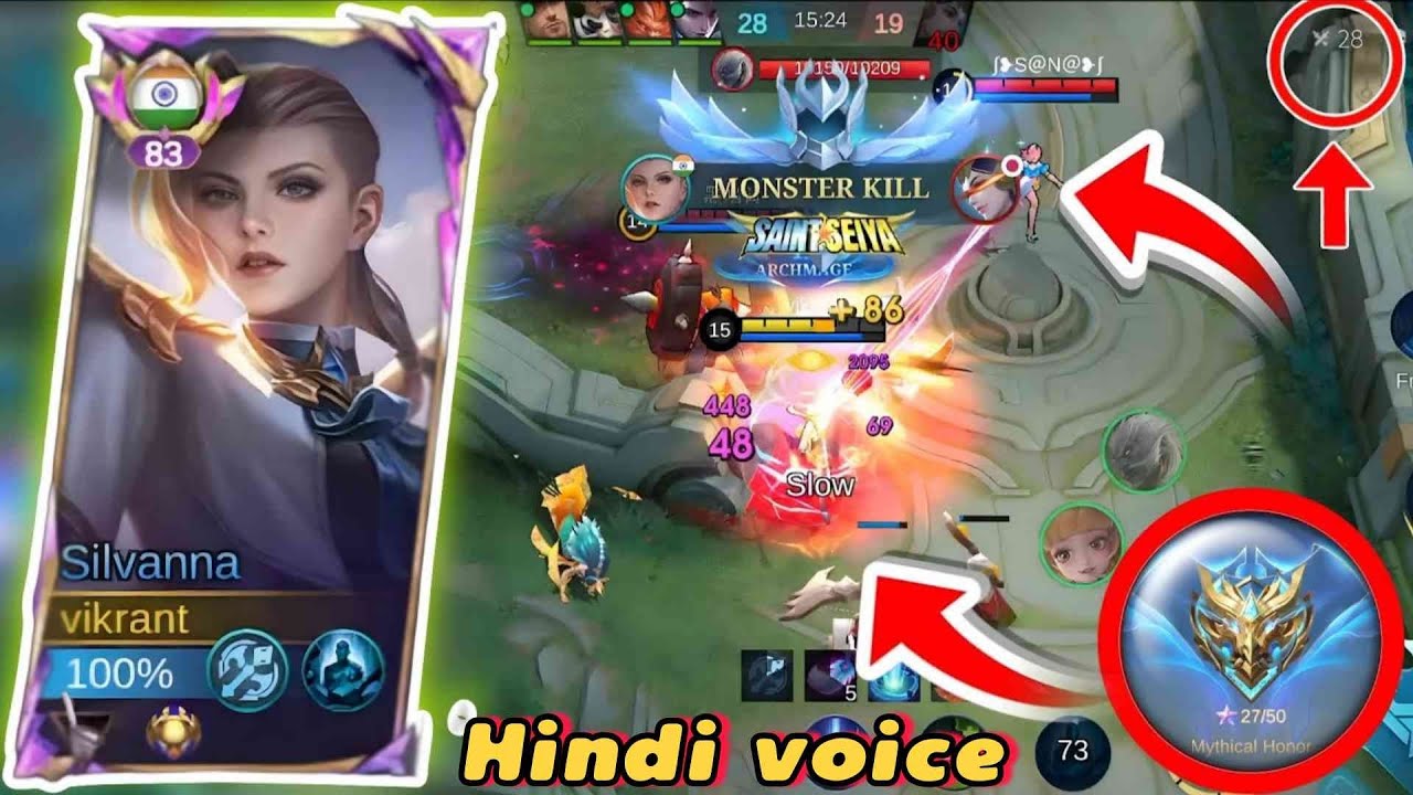 Silvanna is good for solo carrying mythic rank 