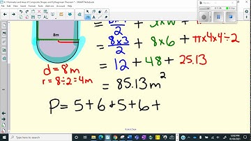 MFM1P 3 1b Area and Perimeter of Composite Shapes (no Pythagorean theorem)