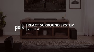 Polk React - Home Theater Sound Bar System with Alexa Built-In