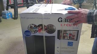 Galanz 1.7 CU. FT. Refrigerator/ Freezer Unboxing Review