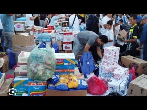 تبقى بإسمك شامخا يا موطني مساعدات الناس في زلزال الحوز