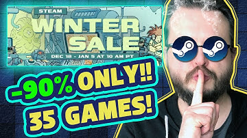 STEAM WINTER SALE 2025 - Best Deals: -90% ONLY! 35 Games!