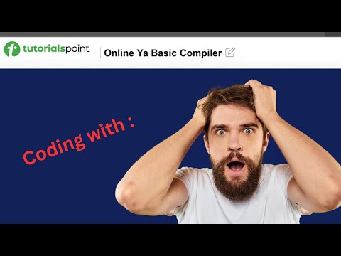 Creating Your First Code on Online Ya Basic Compiler Using an iPad