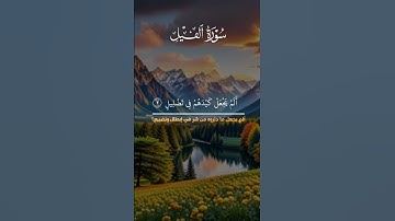 سورة الفيل #اكسبلور #المصحف #قران_كريم #حالات_واتس #kuran آيات قصيرة من القرآن