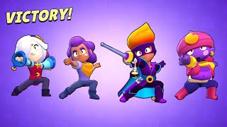 Amber De La Vega Pose On Every Brawler Youtube - skins imagenes de amber brawl stars