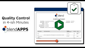 blendAPPS | Quality Control SuiteApp for NetSuite | Overview