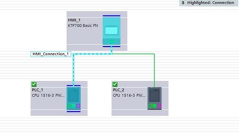 Connecting 1 HMI KTP 700  to 2 PLC S7-1200/1500 With PLCSIM TIA Portal [Kết nối 1 HMI với nhiều PLC]