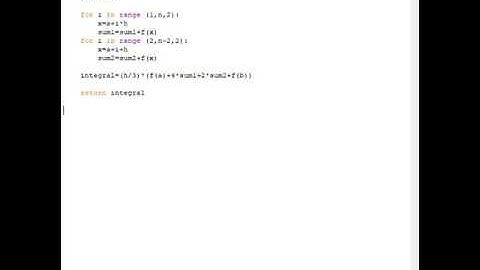 Fisika Komputasi | Integral Numerik Berbasis Metode Simpson 1/3