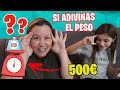 SI ADIVINAS EL PESO LO GANAS! 🎁 [500€]  Family Fun Vlogs