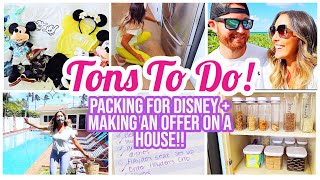 TONS TO DO! CLEANING MOTIVATION! ORGANIZE, PACK FOR DISNEY + HOUSE HUNTING! @BriannaK Homemaking