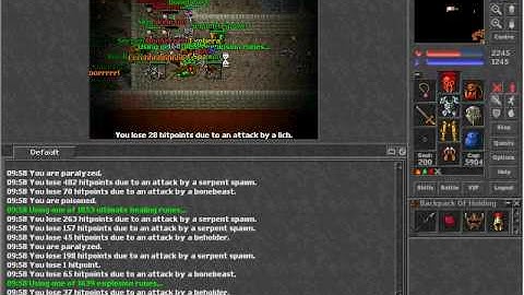 Hunt em Ferumbras Tower - Typhera Open Tibia Server
