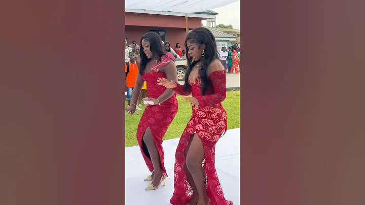 Bridesmaids Wedding Moment Ghanaian Traditional Marriage #wedding #ghana #marriage #dance #shorts
