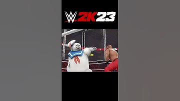 Stay Puft Marshmallow Man Attack Braun Strowman!