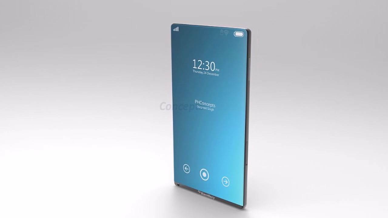 BlackBerry Edge One Concept 2018 YouTube