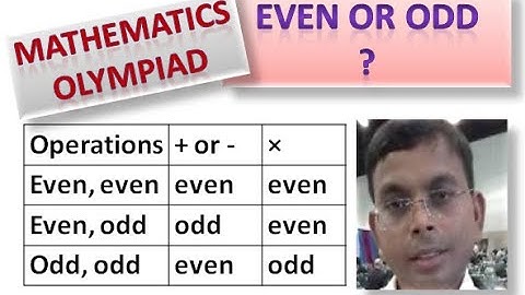 P5 Even Odd Problem solving strategy of Mathematics Olympiad,