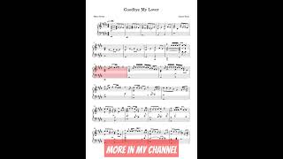 James Blut-Goodbye My Lover? music piano sheetmusic shortsvideo