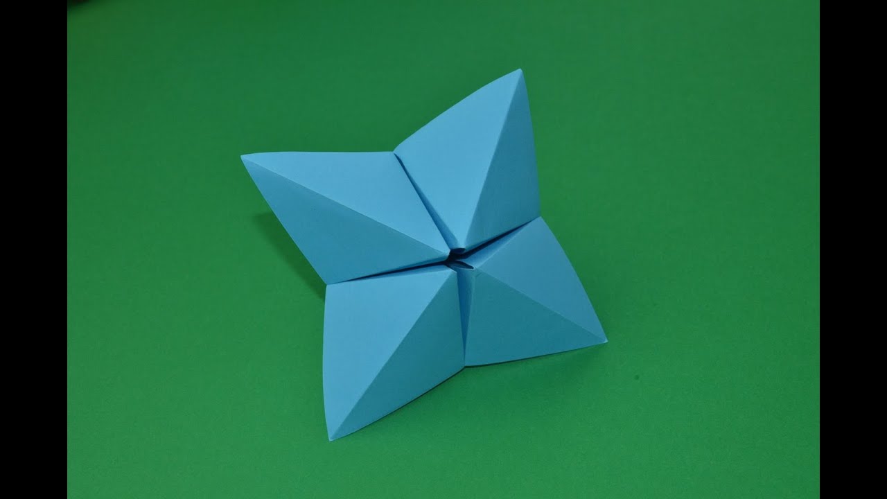 Comecocos de papel. Manualidades de origami