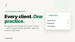 Run Payroll for Every Client From One Dashboard | Kua HR for Accountants
