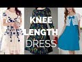 Short sleeve knee length dress - Short Sleeve