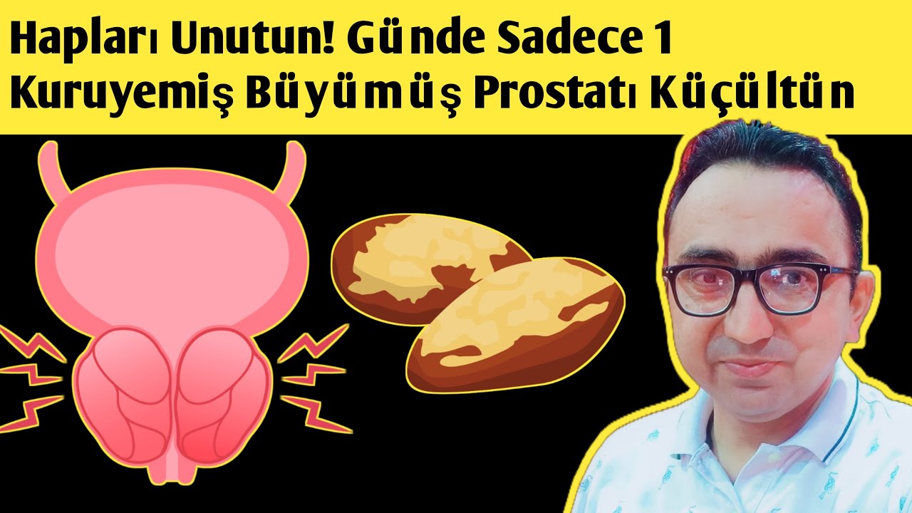 Sadece bir KURUYEMİŞ PROSTATINIZIN BÜYÜMESİNİ AZALTIR!