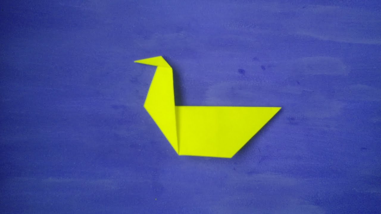 Origami - Pato de papel - YouTube