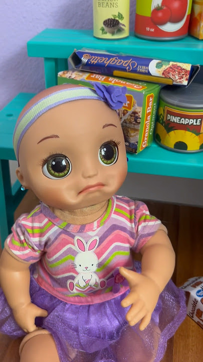 Baby alive shopping trip! Gross milk 🤢 #shorts #babyalive #babydoll