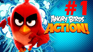 Angry Birds Action! Bird Island Level-1 Three Star Walkthrough
