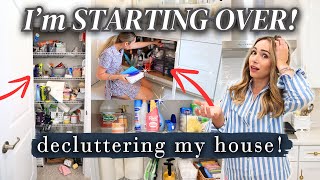 Overwhelming clutter to CLEAN! EXTREME DECLUTTER WITH ME 2024!
