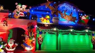 Outdoor Christmas Decorations 2015 I handmade all the characters you see.
