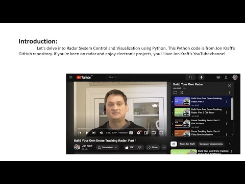 Radar System Control and Visualization with Python