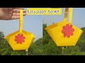 DIY paper basket|Easy paper basket|One sheet paper  paper craft|The easy art