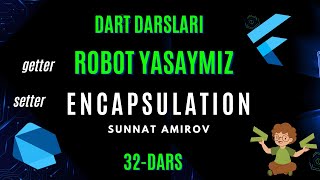 32-dars. Encapsulation haqida | RoboPet yasaymiz. | Dart dasturlash tili darslari.