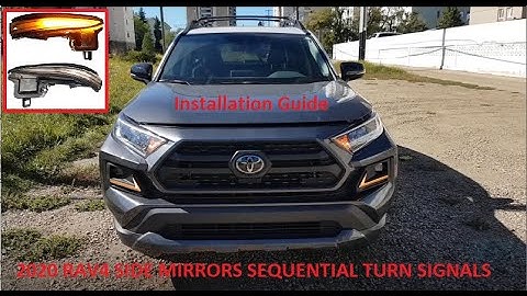 2019 To 2025 Toyota RAV4 Sequential Turn Signal For Side Mirrors Installation Guide (HOW TO/DIY)